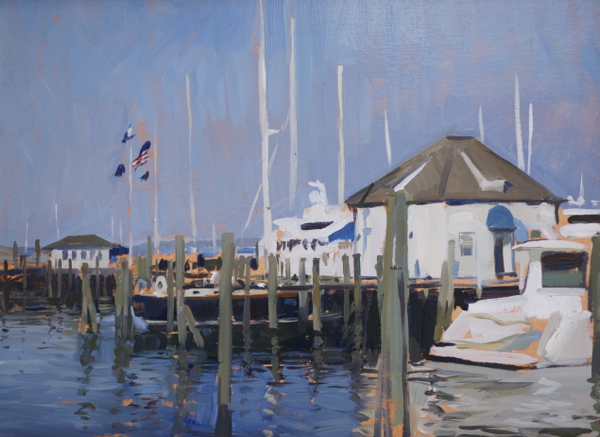 sag harbor yatch club Solo Show at the Grenning Gallery